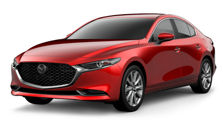2021 Mazda3 Sedan Soul Red Crystal Metallic | Atzenhoffer Mazda in Victoria TX